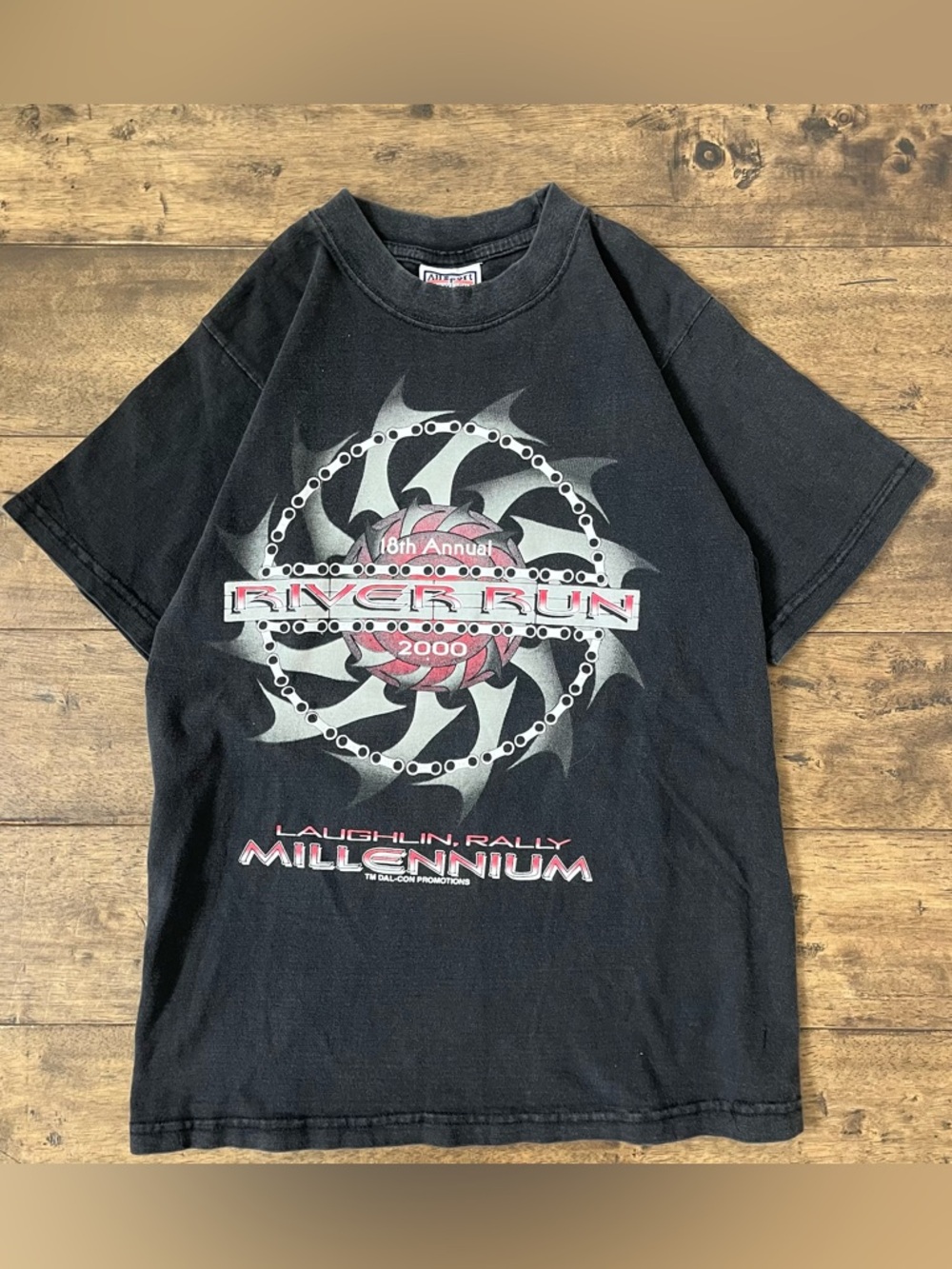 Vintage Y2K Men’s Distressed RiverRun Shirt